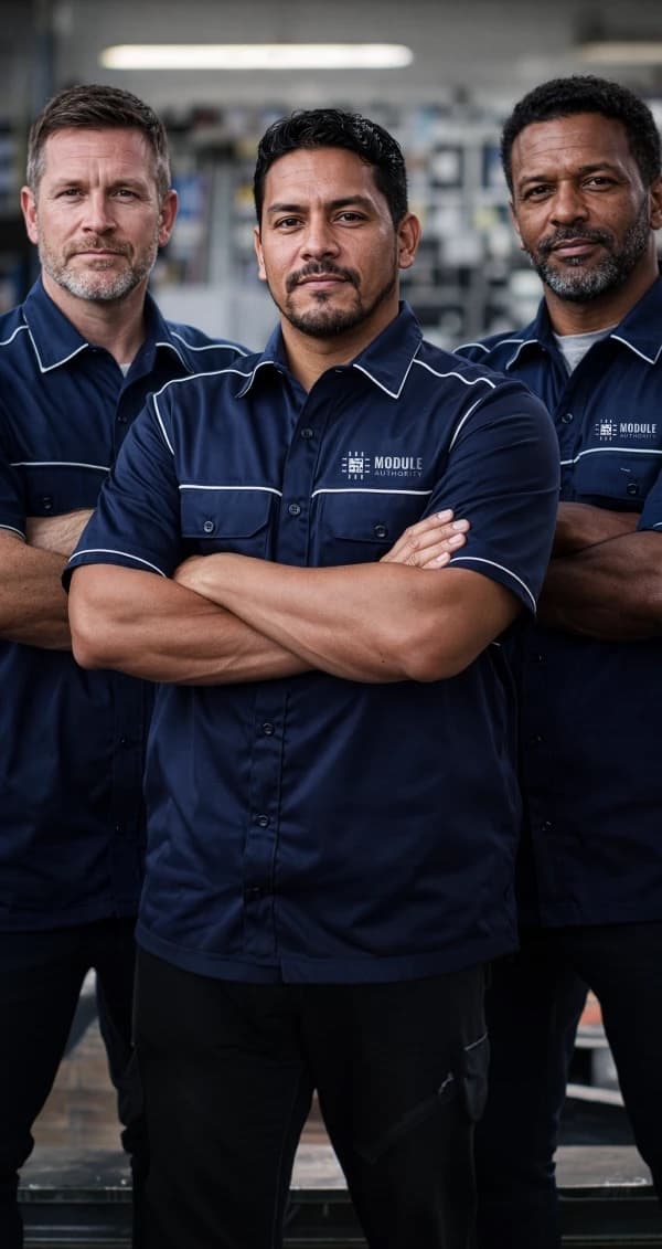 Module Authority technicians in the shop